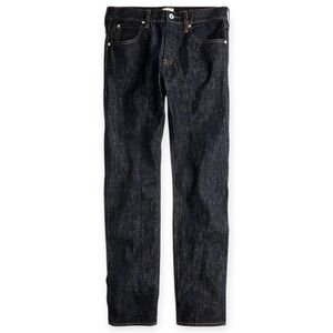 WALLACE & BARNES Men's Selvedge Denim Jeans 33x34 Slim Rigid Japanese Old Money